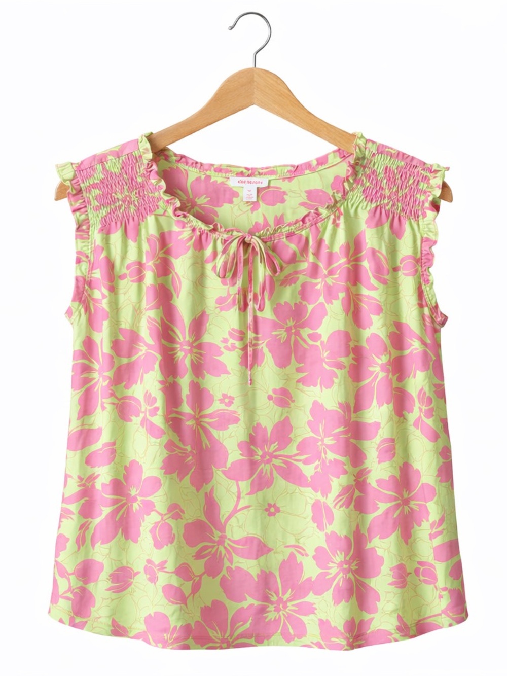 5/$25 Joe Fresh Bright Summer Sleeveless Top Size 2X
